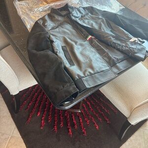 Francesca's Collections Black Leather Jacket Italy